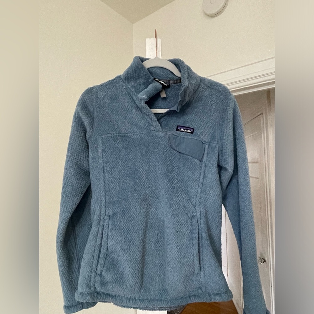 Patagonia Snap-T ReTool Fleece, Cornflower Blue, XS